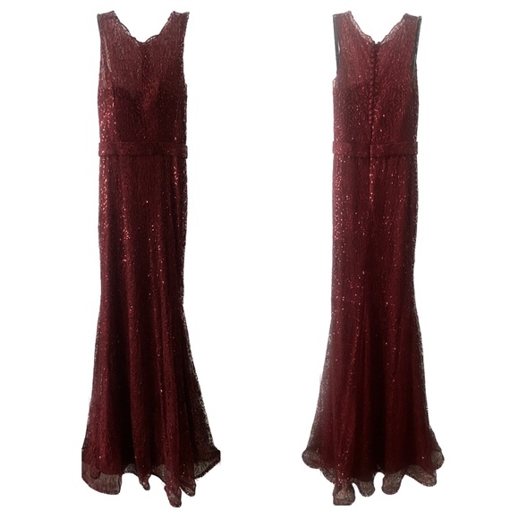 Milano Formals Dresses Size 4 Milano Formals Floor Length Sequin